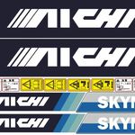 фото Комплект наклеек для автовышки Aichi SK130